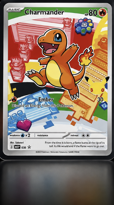 Charmander #038 – 30th Anniversary First Partner Promo