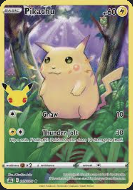 Pikachu – Anniversary Stamped Holofoil