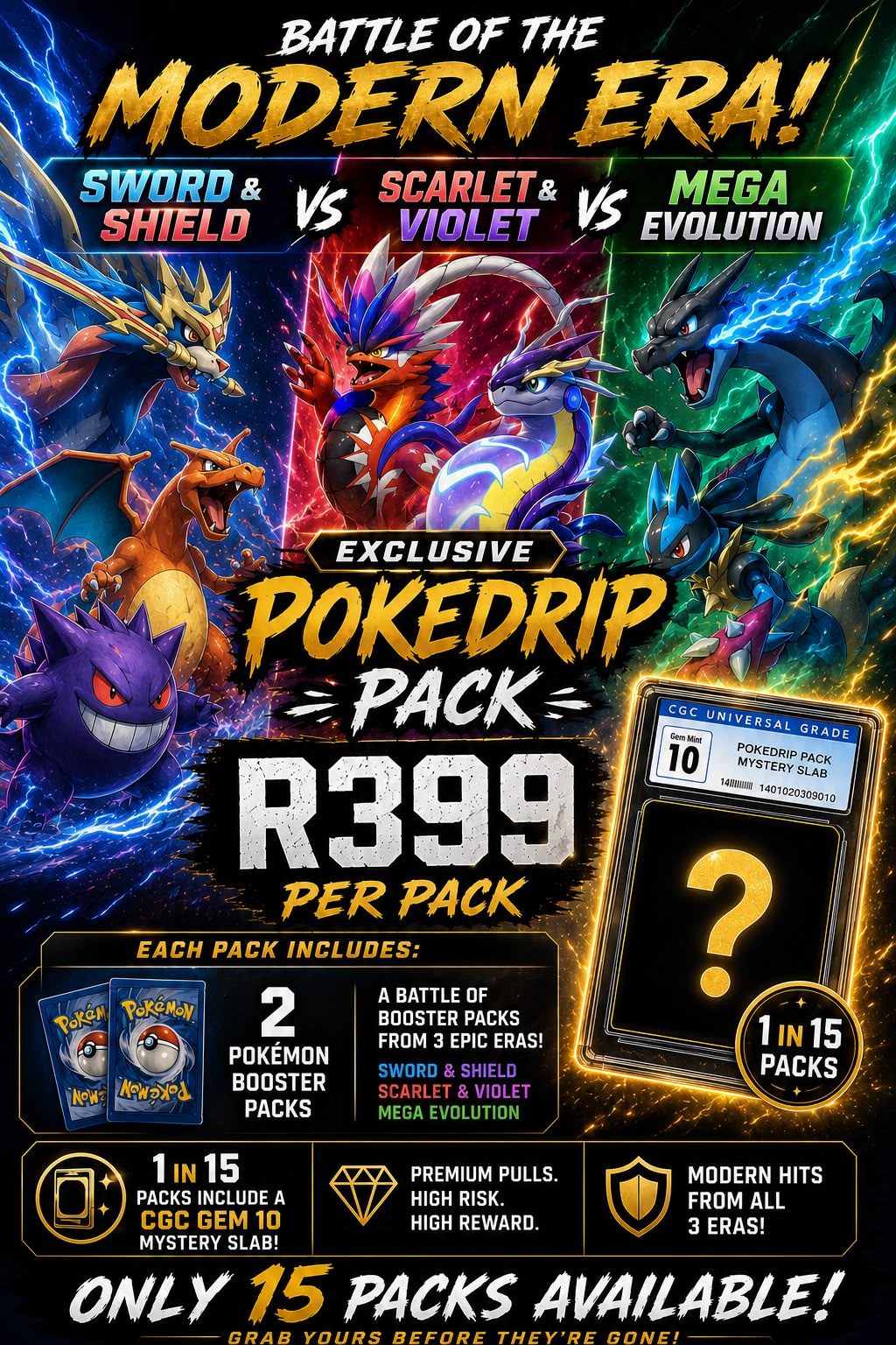 PokeDrip Mystery Drop – Battle of the Modern Era