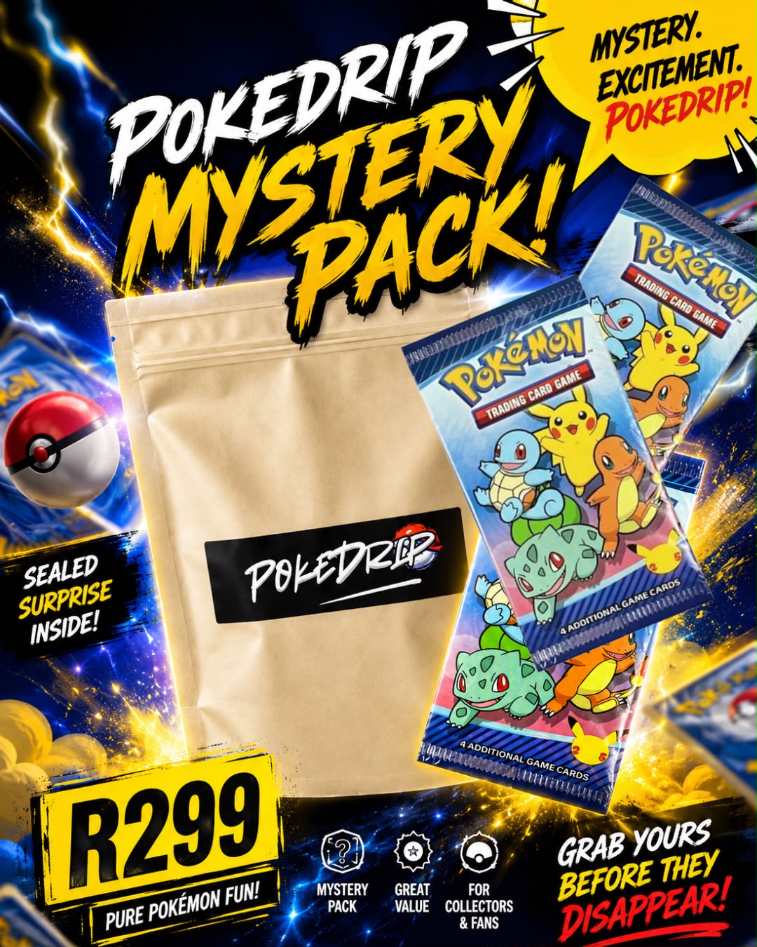 🎁 PokeDrip Exclusive Mystery Booster Pack
